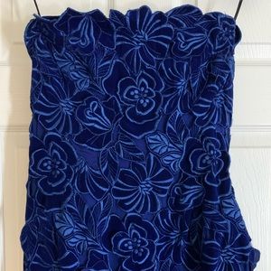 2015 Givenchy Haute Couture Strapless Velvet Gown